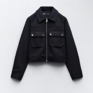 Zara jacket , Navy blue , size M